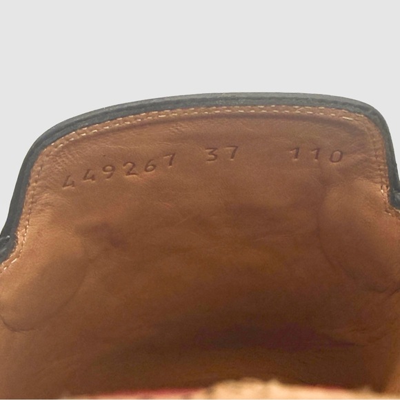 NEW Gucci Leather Floral Rose Embroidered Princetown Horsebit Mule Loafer Slides - Picture 2 of 9